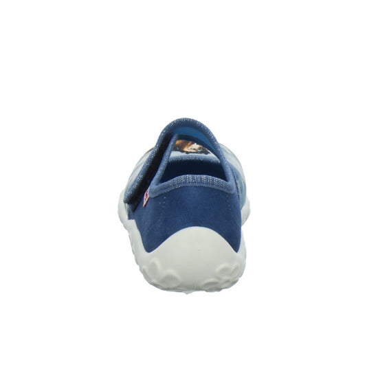 Superfit Bonny Hausschuhe Kinder Blau-kombi - 360° Ansicht