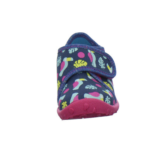 Superfit Spotty Hausschuhe Kinder Blau-kombi - 360° Ansicht