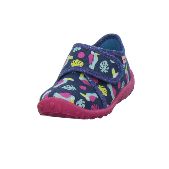 Superfit Spotty Hausschuhe Kinder Blau-kombi - 360° Ansicht