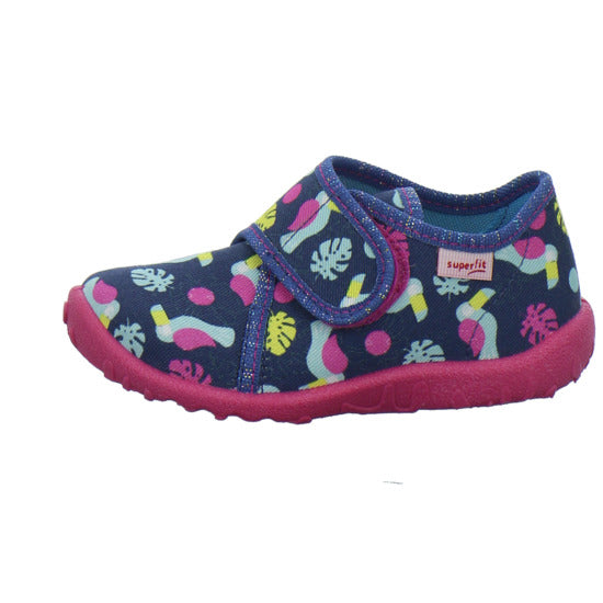Superfit Spotty Hausschuhe Kinder Blau-kombi - 360° Ansicht