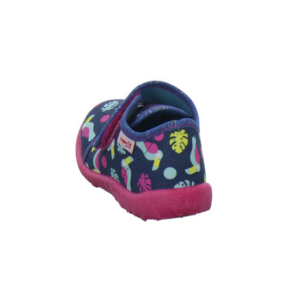 Superfit Spotty Hausschuhe Kinder Blau-kombi - 360° Ansicht