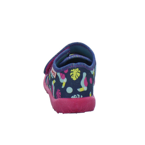 Superfit Spotty Hausschuhe Kinder Blau-kombi - 360° Ansicht