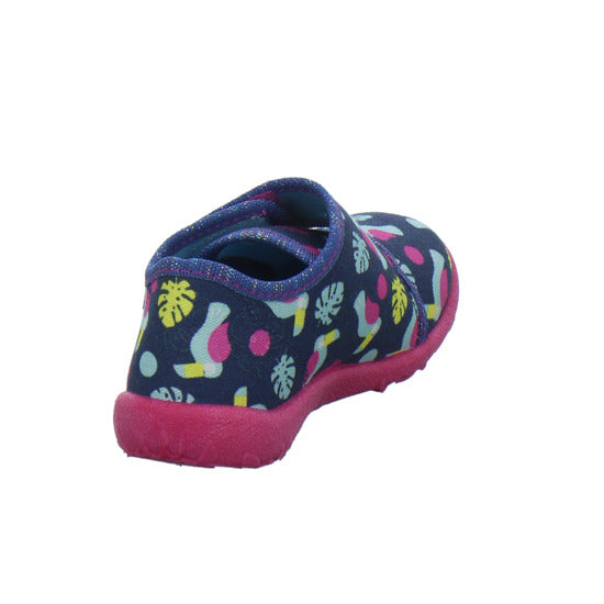 Superfit Spotty Hausschuhe Kinder Blau-kombi - 360° Ansicht