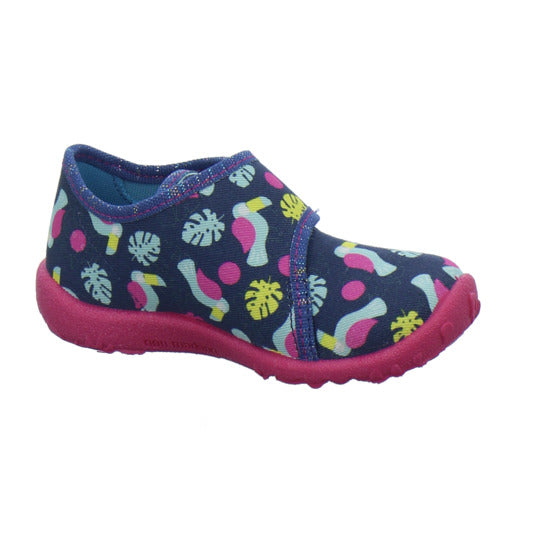 Superfit Spotty Hausschuhe Kinder Blau-kombi - 360° Ansicht