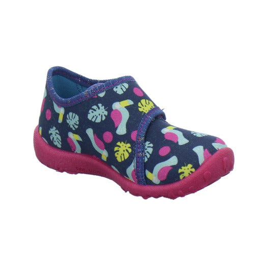 Superfit Spotty Hausschuhe Kinder Blau-kombi - 360° Ansicht