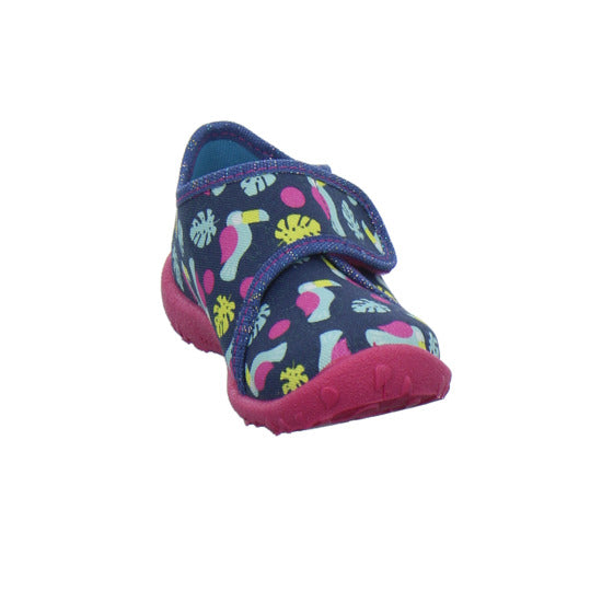 Superfit Spotty Hausschuhe Kinder Blau-kombi - 360° Ansicht