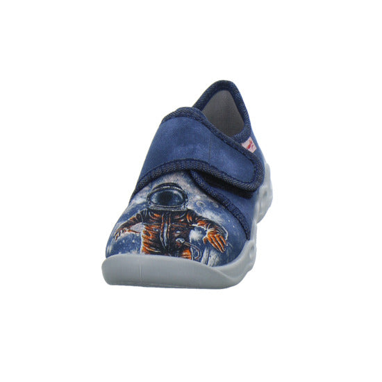 Superfit Bubble Hausschuhe Kinder Blau-kombi - 360° Ansicht