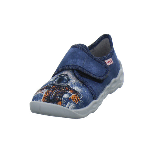 Superfit Bubble Hausschuhe Kinder Blau-kombi - 360° Ansicht
