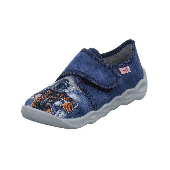 Superfit Bubble Hausschuhe Kinder Blau-kombi - 360° Ansicht