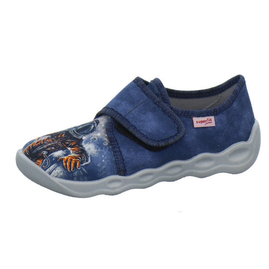 Superfit Bubble Hausschuhe Kinder Blau-kombi - 360° Ansicht
