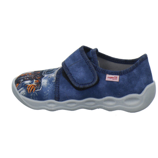 Superfit Bubble Hausschuhe Kinder Blau-kombi - 360° Ansicht