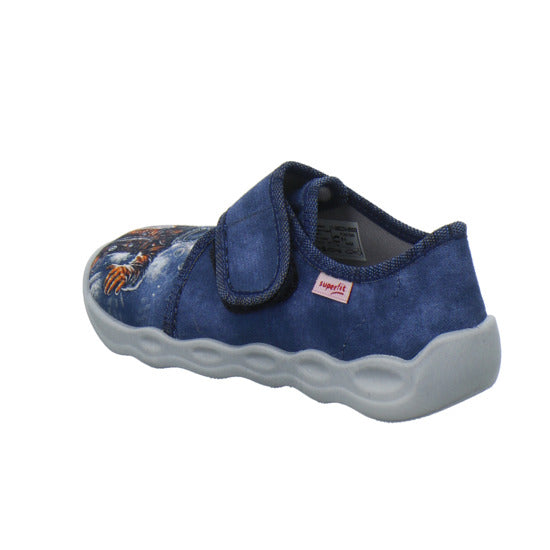 Superfit Bubble Hausschuhe Kinder Blau-kombi - 360° Ansicht