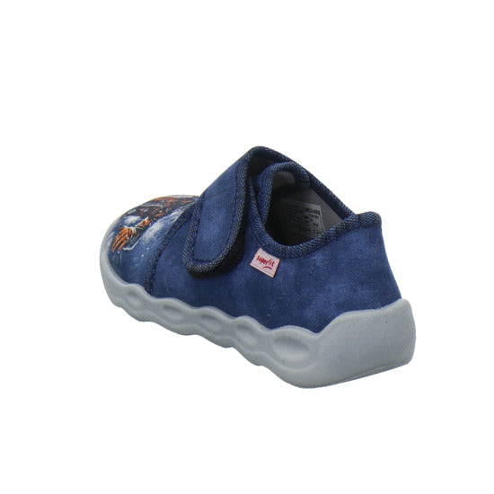 Superfit Bubble Hausschuhe Kinder Blau-kombi - 360° Ansicht
