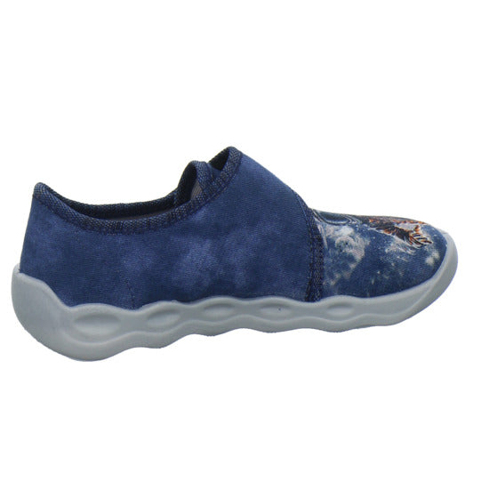 Superfit Bubble Hausschuhe Kinder Blau-kombi - 360° Ansicht
