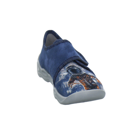 Superfit Bubble Hausschuhe Kinder Blau-kombi - 360° Ansicht