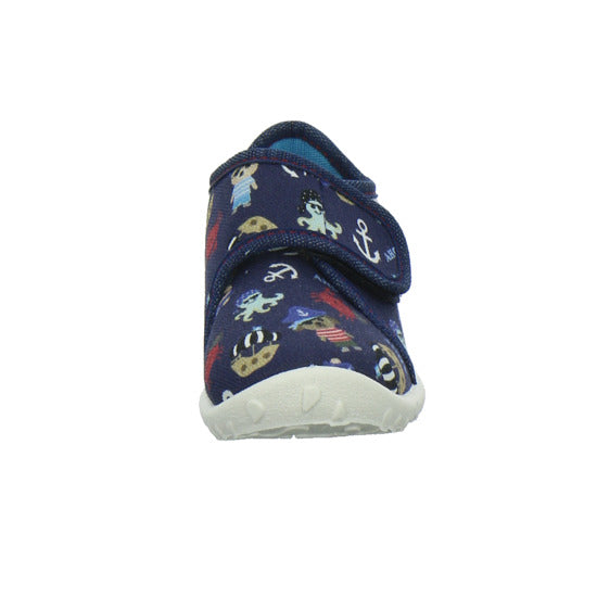 Superfit Hausschuhe Kinder Unisex - Kinder Spotty Blau-kombi