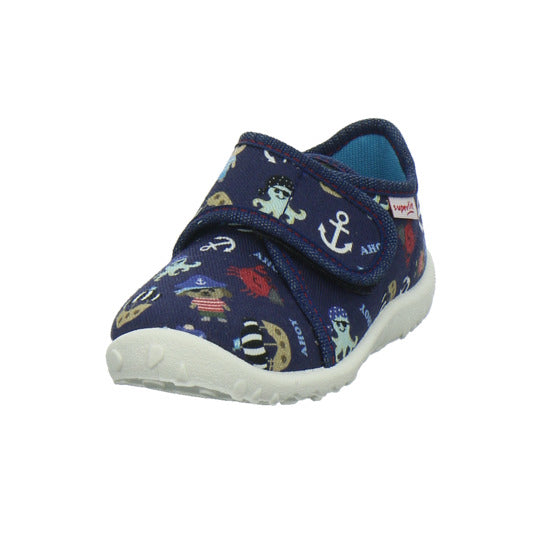 Superfit Hausschuhe Kinder Unisex - Kinder Spotty Blau-kombi