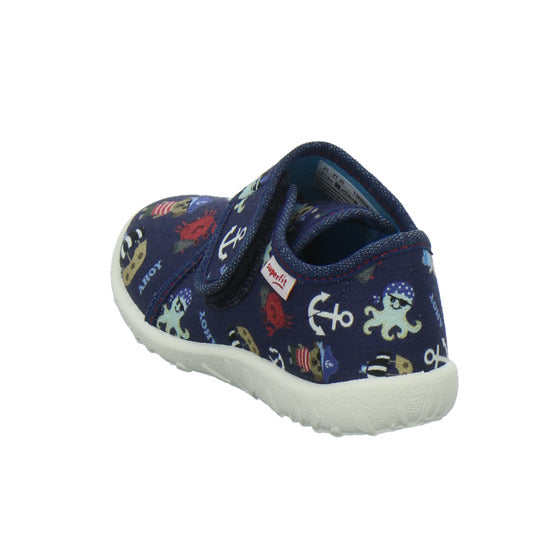 Superfit Hausschuhe Kinder Unisex - Kinder Spotty Blau-kombi