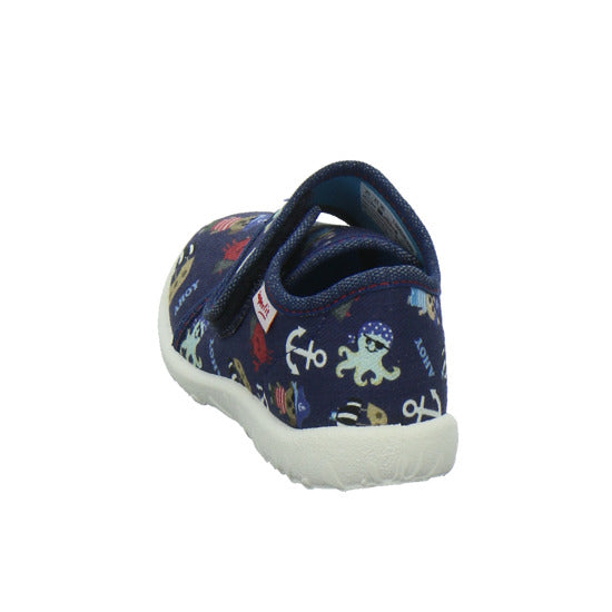 Superfit Hausschuhe Kinder Unisex - Kinder Spotty Blau-kombi