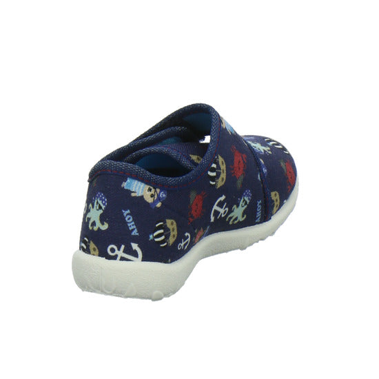 Superfit Hausschuhe Kinder Unisex - Kinder Spotty Blau-kombi