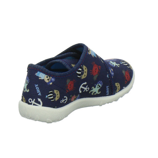 Superfit Hausschuhe Kinder Unisex - Kinder Spotty Blau-kombi