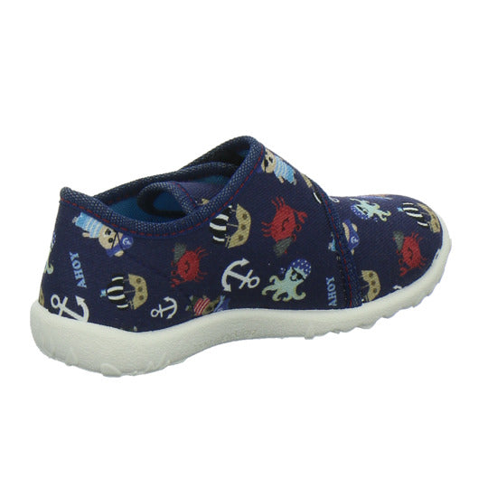 Superfit Hausschuhe Kinder Unisex - Kinder Spotty Blau-kombi