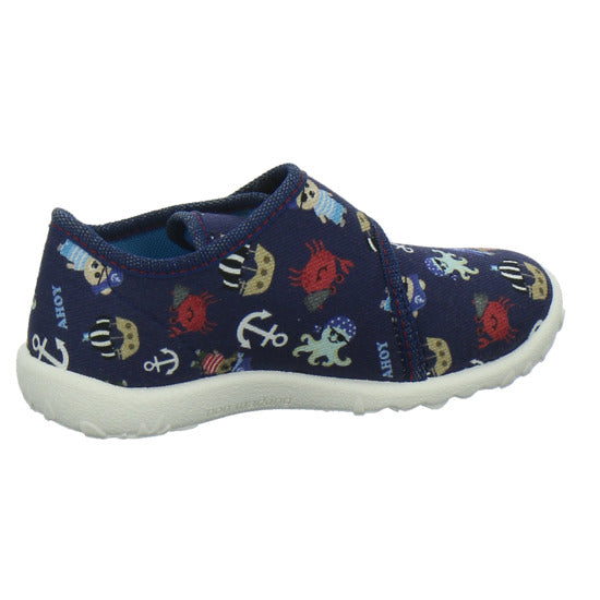 Superfit Hausschuhe Kinder Unisex - Kinder Spotty Blau-kombi