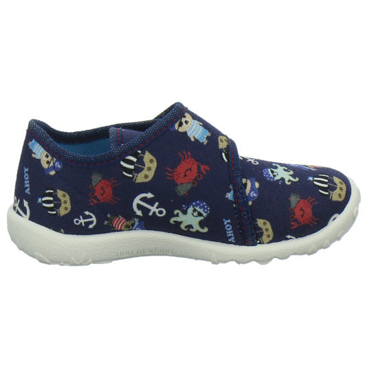 Superfit Hausschuhe Kinder Unisex - Kinder Spotty Blau-kombi