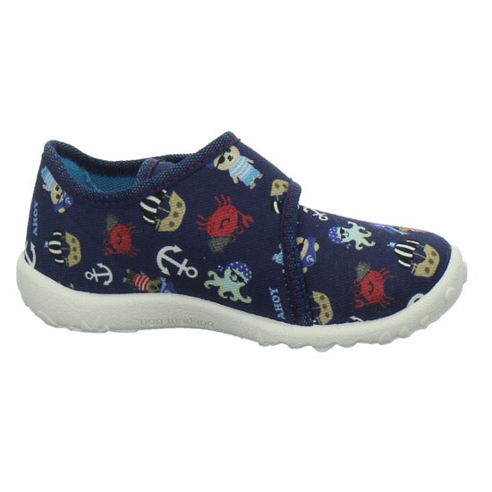 Superfit Hausschuhe Kinder Unisex - Kinder Spotty Blau-kombi