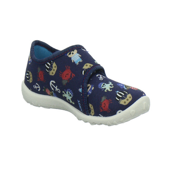 Superfit Hausschuhe Kinder Unisex - Kinder Spotty Blau-kombi