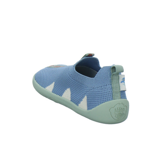 Affenzahn Hausschuhe Kinder Unisex - Kinder Knit Flinky Hellblau