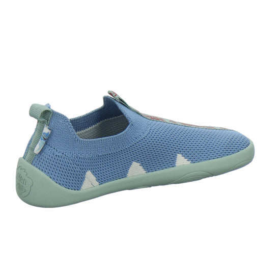 Affenzahn Hausschuhe Kinder Unisex - Kinder Knit Flinky Hellblau