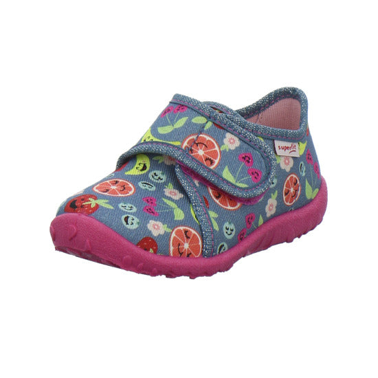 Superfit Hausschuhe Kinder Unisex - Kinder Spotty Denim