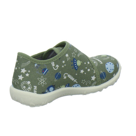 Superfit Spotty Hausschuhe Kinder Hellgrün - 360° Ansicht