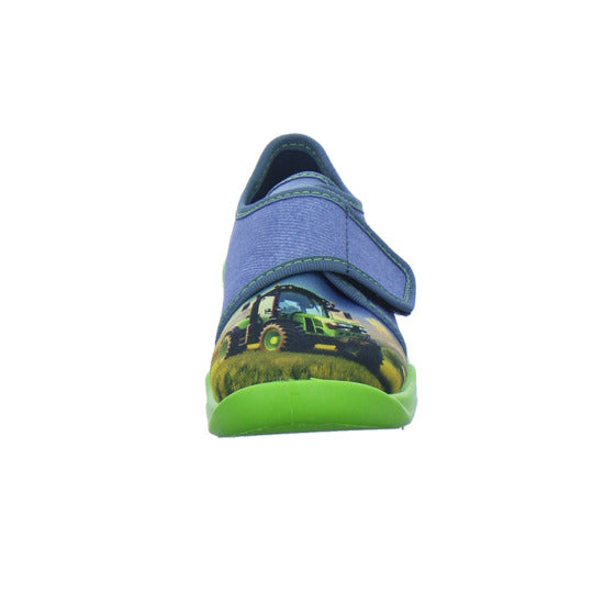 Superfit Hausschuhe Kinder Unisex - Kinder Bubble Blau-kombi