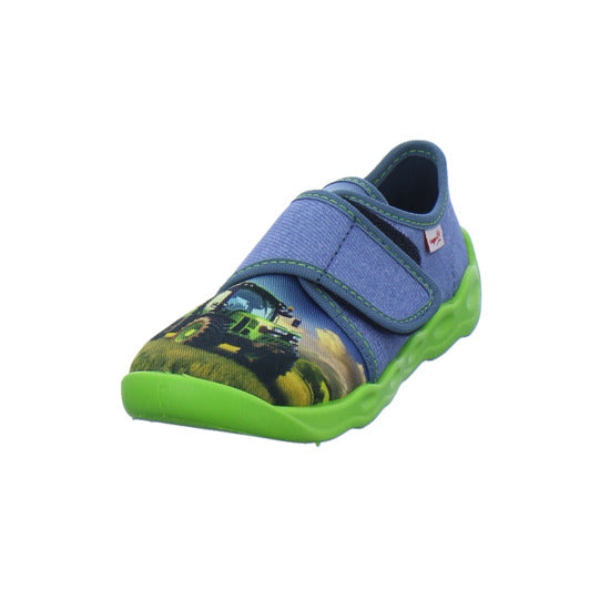 Superfit Hausschuhe Kinder Unisex - Kinder Bubble Blau-kombi