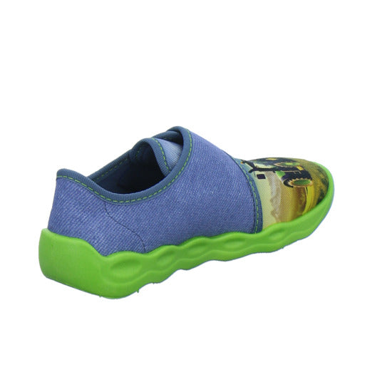 Superfit Hausschuhe Kinder Unisex - Kinder Bubble Blau-kombi