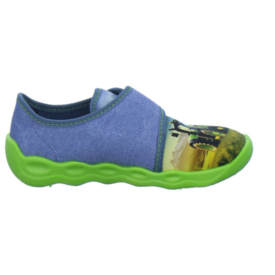 Superfit Hausschuhe Kinder Unisex - Kinder Bubble Blau-kombi