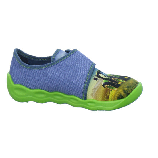 Superfit Hausschuhe Kinder Unisex - Kinder Bubble Blau-kombi