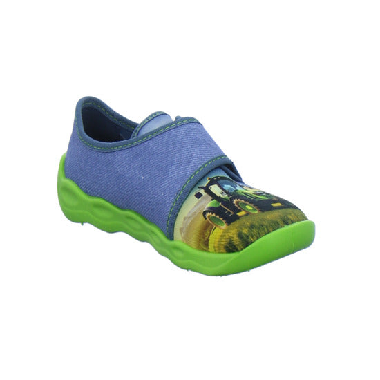 Superfit Hausschuhe Kinder Unisex - Kinder Bubble Blau-kombi