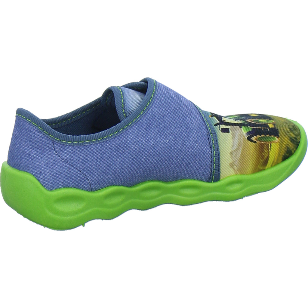 Superfit Hausschuhe Kinder Unisex - Kinder Bubble Blau-kombi