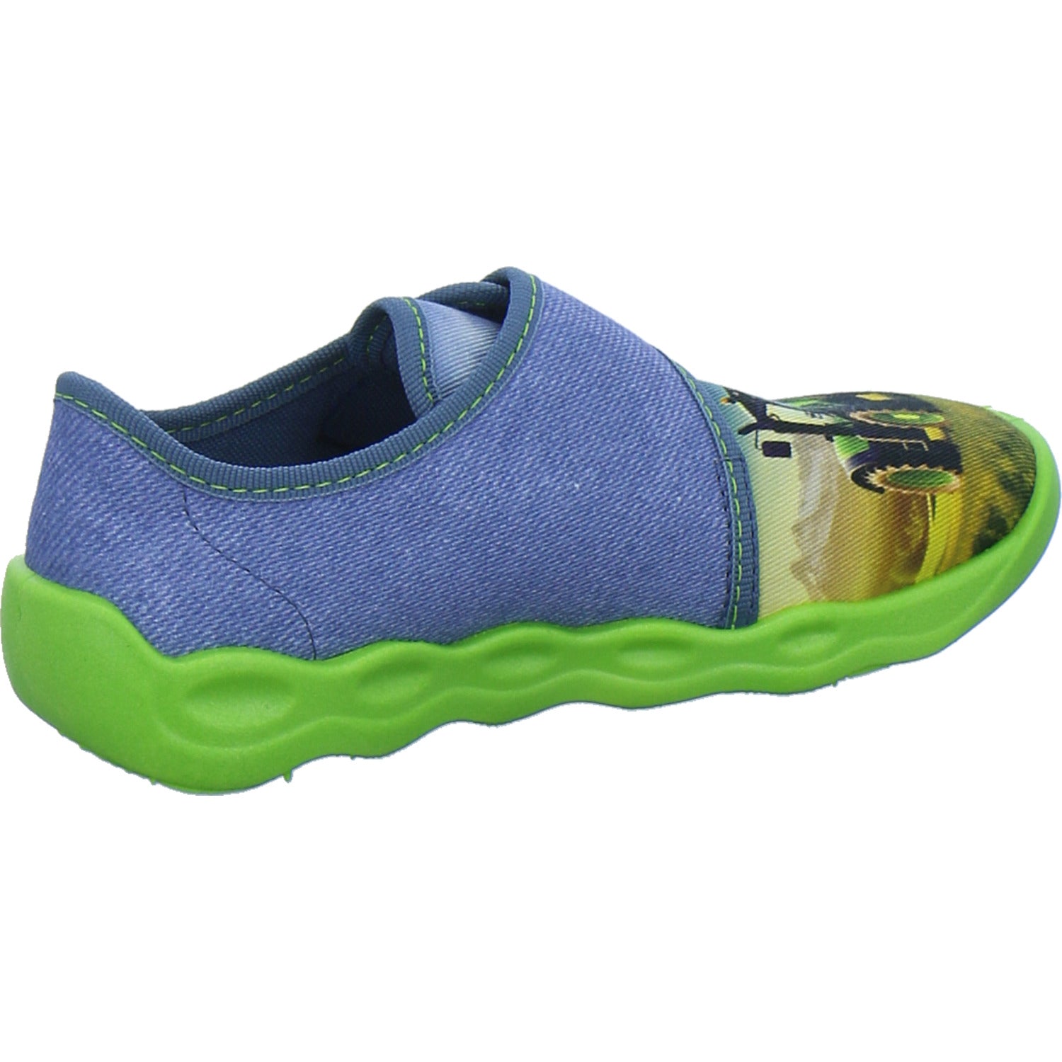 Superfit Hausschuhe Kinder Unisex - Kinder Bubble Blau-kombi
