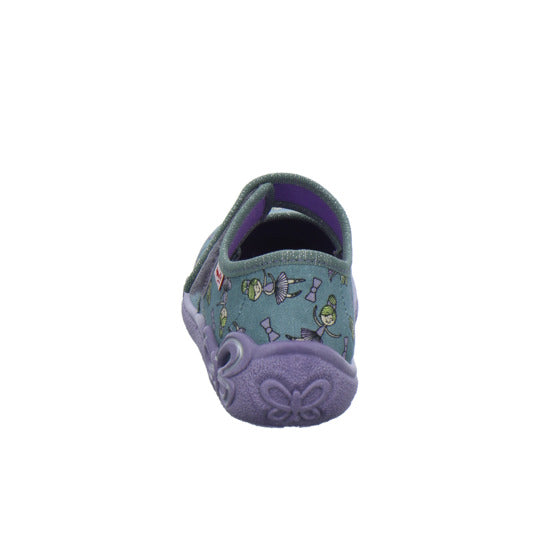 Superfit Belinda Hausschuhe Kinder Denim - 360° Ansicht