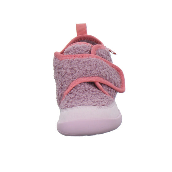 Affenzahn Vegan Fleecy Hausschuhe Kinder Rosa