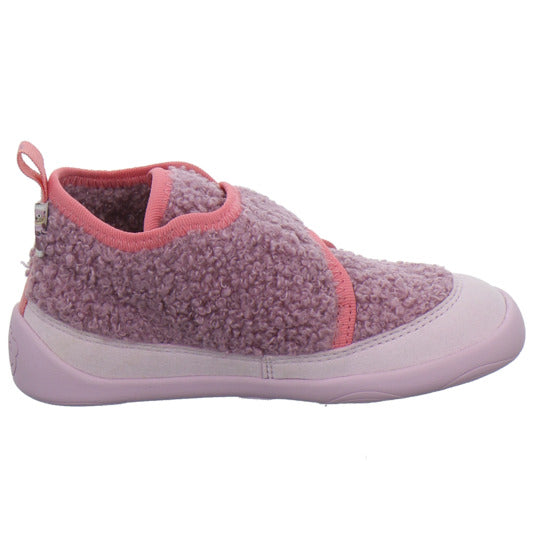 Affenzahn Vegan Fleecy Hausschuhe Kinder Rosa