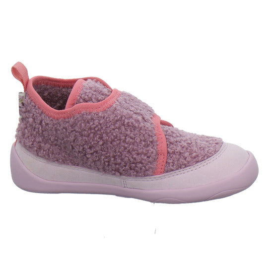Affenzahn Vegan Fleecy Hausschuhe Kinder Rosa
