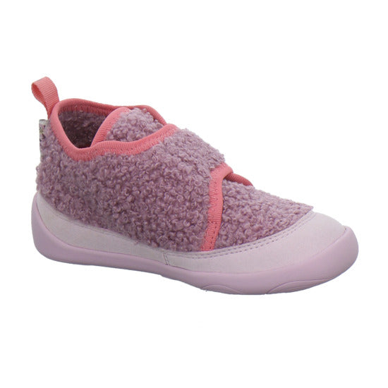 Affenzahn Vegan Fleecy Hausschuhe Kinder Rosa