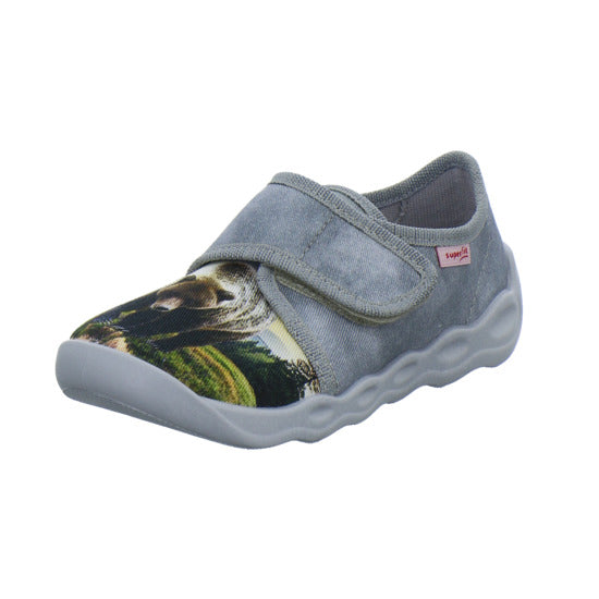 Superfit Bubble Hausschuhe Kinder Grau-kombi - 360° Ansicht