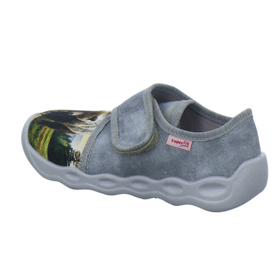 Superfit Bubble Hausschuhe Kinder Grau-kombi - 360° Ansicht