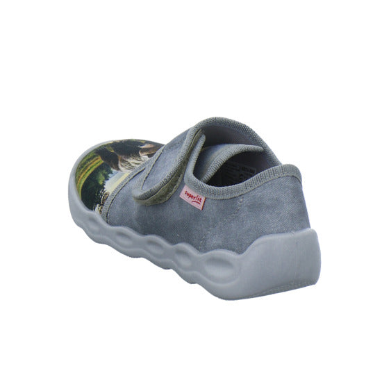 Superfit Bubble Hausschuhe Kinder Grau-kombi - 360° Ansicht